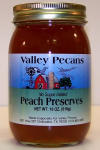 Peach Preserves No Sugar Added