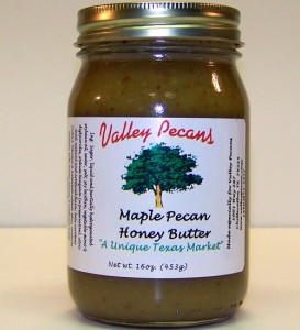 Maple Pecan Honey Butter 16 oz.
